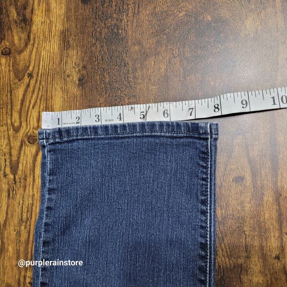 Levi's Jeans 10 S Straight 505 Mid Rise Medium Wash Stretch Denim Western Rodeo - Picture 10 of 12